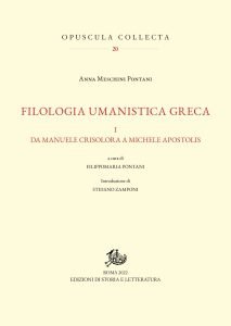 Filologia umanistica greca, Anna Meschini Pontani